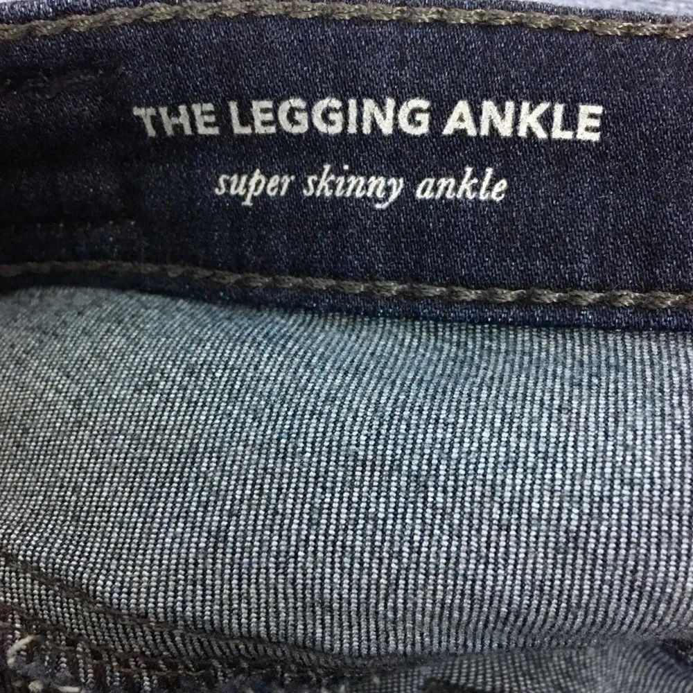AG Adriano Goldschmied Jeans Legging Ankle Super Skinny Dark Stretch Denim 25R - Picture 7 of 11